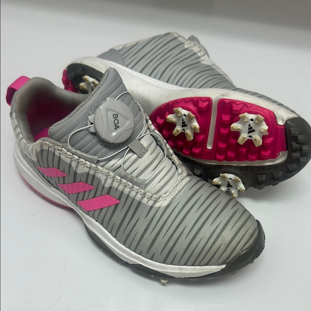 adidas Kids Shoes in Gray and Pink